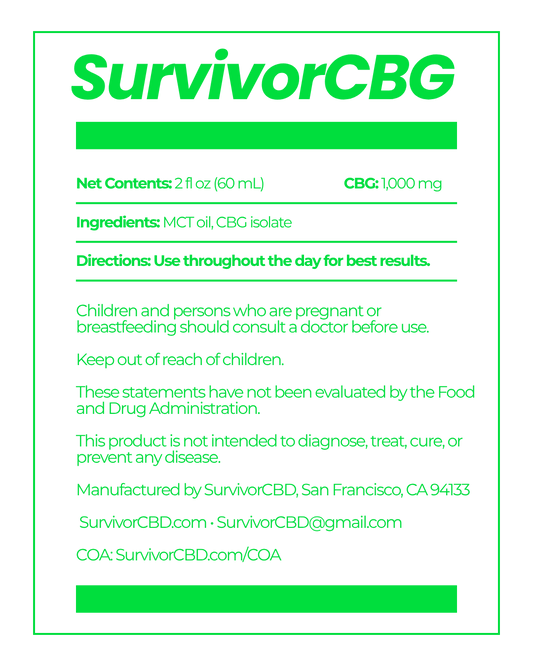 SurvivorCBG: Roller + Oil