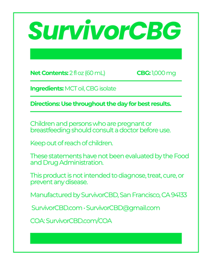 SurvivorCBG: Oil